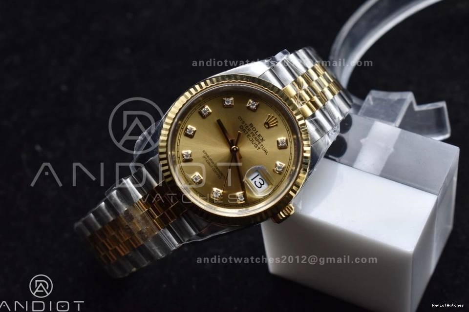 Diamonds VR 558 Dial Bracelet SS Best 1:1 YG on Edition 904L Clean Jubilee 126233 Steel YG DateJust 36 Versatile 1227